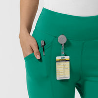 RENEW Women's Straight Leg Yoga Pant Bahama Breeze side detail 1