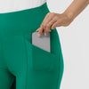 RENEW Women's Straight Leg Yoga Pant Bahama Breeze side detail 2