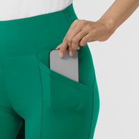 RENEW Women's Straight Leg Yoga Pant Bahama Breeze side detail 2