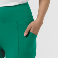 RENEW Women's Straight Leg Yoga Pant Bahama Breeze back detail