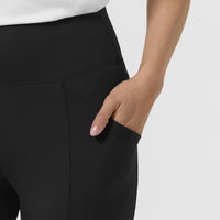 RENEW Women's Straight Leg Yoga Pant Black back detail