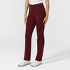 RENEW Knit Women's Straight Leg Yoga Pant Burgundy side view