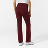 RENEW Knit Women's Straight Leg Yoga Pant Burgundy back view