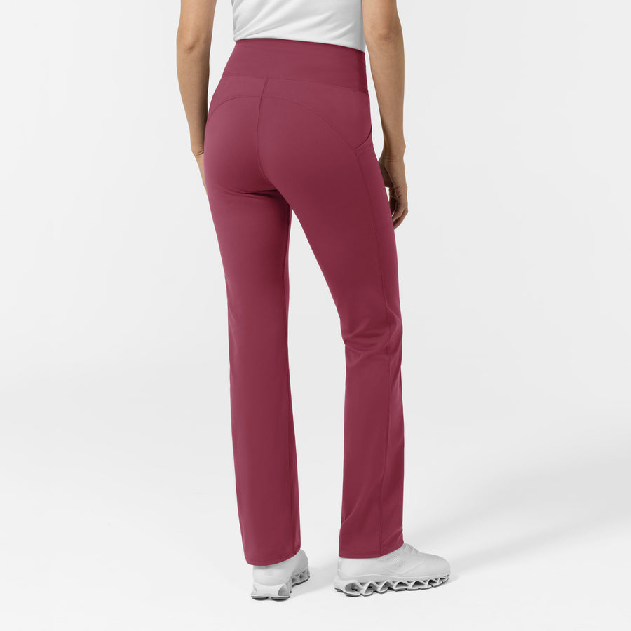 RENEW Women's Straight Leg Yoga Pant Carnation back view