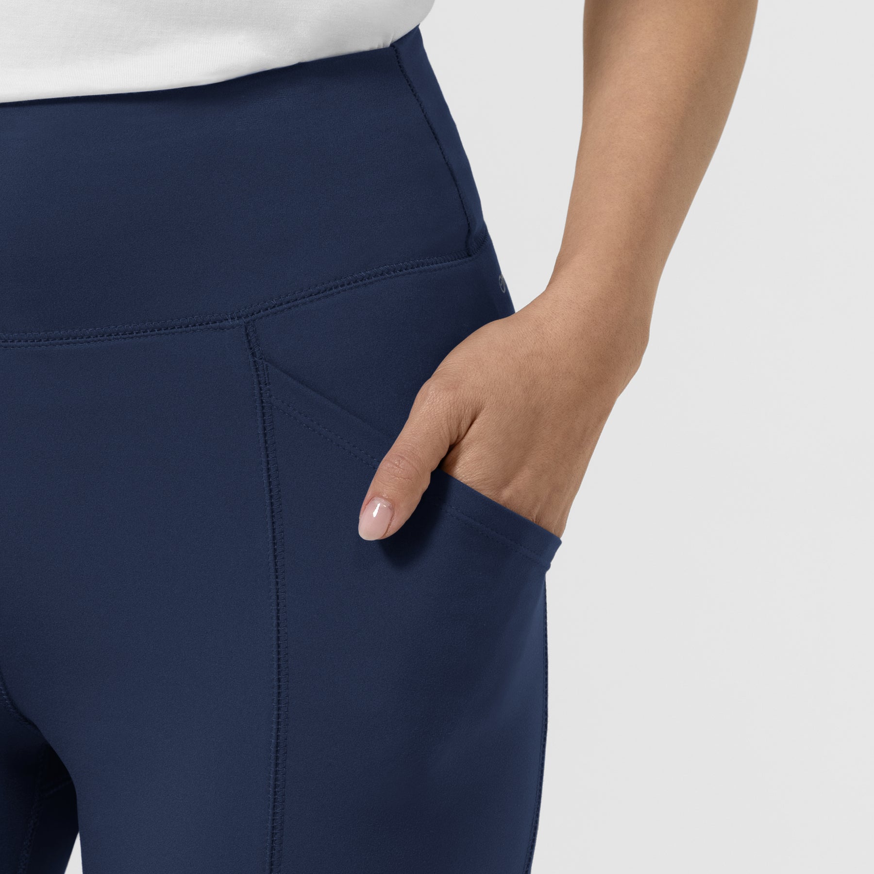 RENEW Women's Straight Leg Yoga Pant Navy back detail