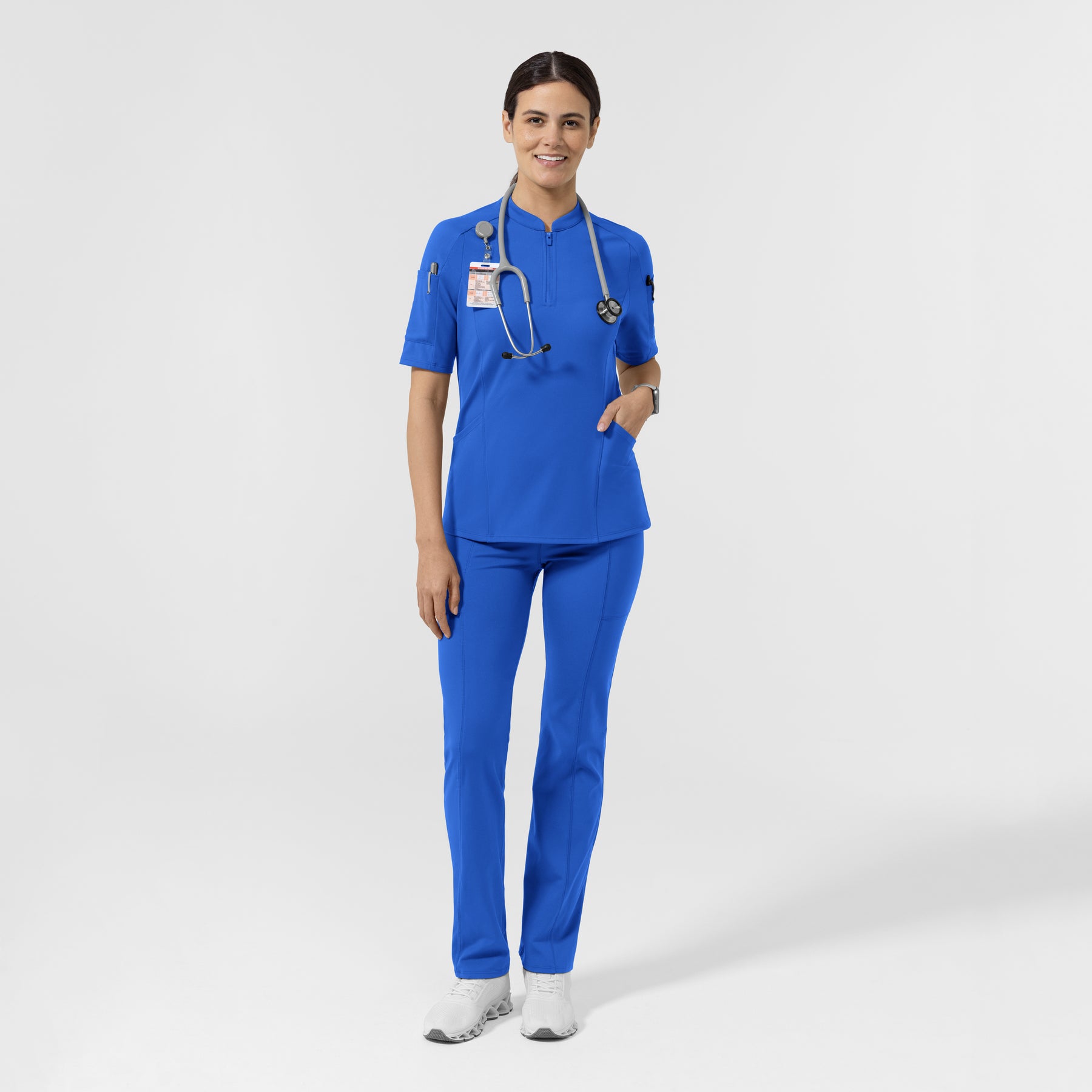 RENEW Women's Straight Leg Yoga Pant Royal full scrub set