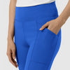 RENEW Women's Straight Leg Yoga Pant Royal hemline detail