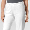NURTUR Unisex Straight Leg Cargo Scrub Pant - White