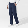NURTUR Unisex Straight Leg Cargo Scrub Pant Navy side view