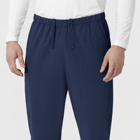 NURTUR Unisex Straight Leg Cargo Scrub Pant Navy back detail
