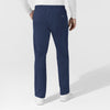 NURTUR Unisex Straight Leg Cargo Scrub Pant Navy back view