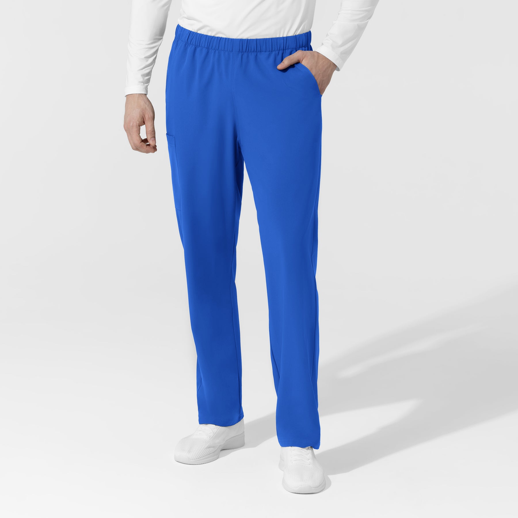 NURTUR Unisex Straight Leg Cargo Scrub Pant Royal
