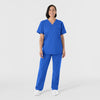 NURTUR Unisex Straight Leg Cargo Scrub Pant - Royal scrub set
