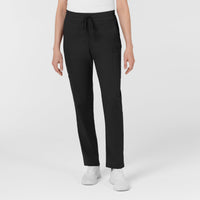 Boundless Women’s High Rise Tapered Scrub Pant Black