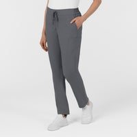 Boundless Women’s High Rise Tapered Scrub Pant Pewter side view