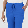 Boundless Women’s High Rise Tapered Scrub Pant Royal front detail