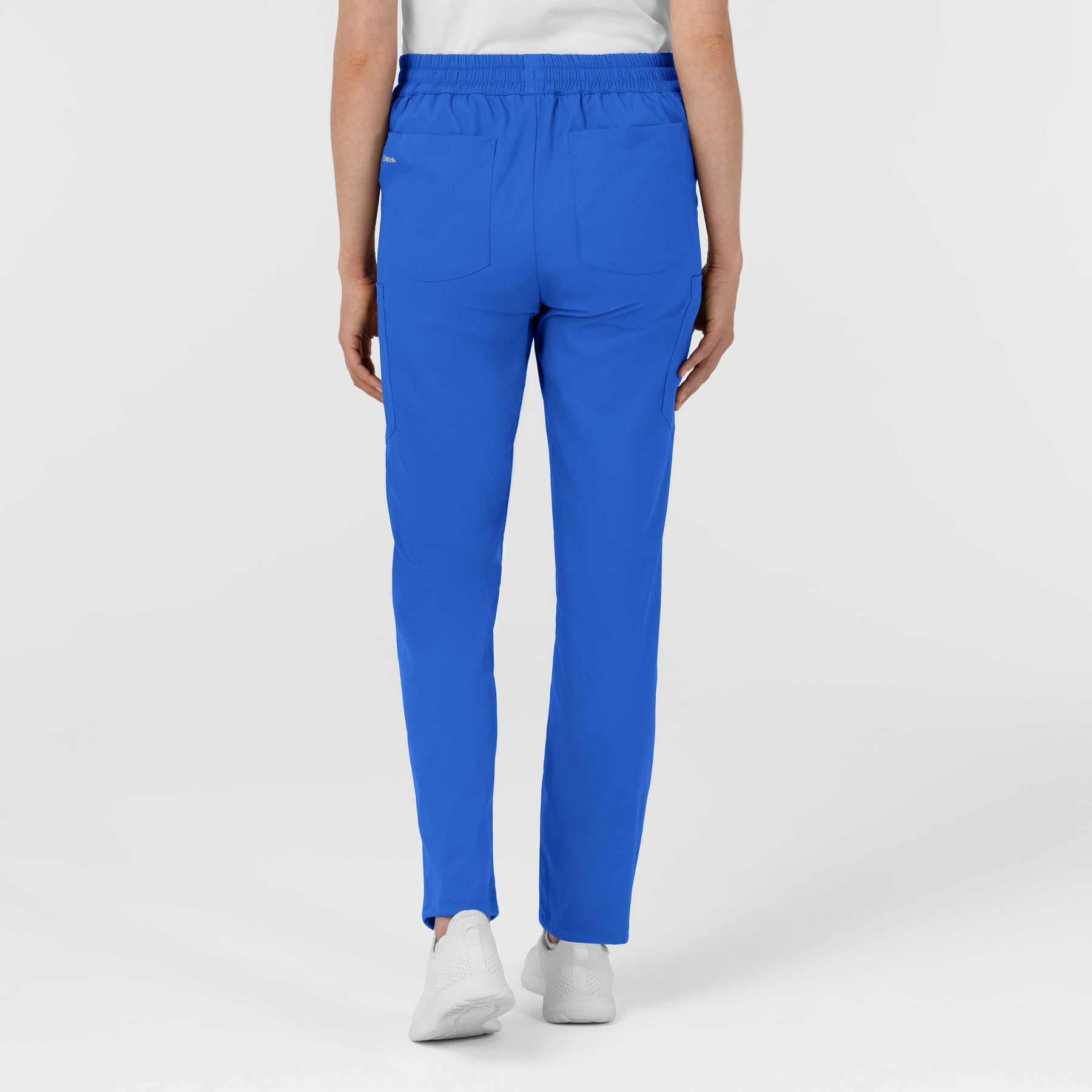 Boundless Women’s High Rise Tapered Scrub Pant Royal back view