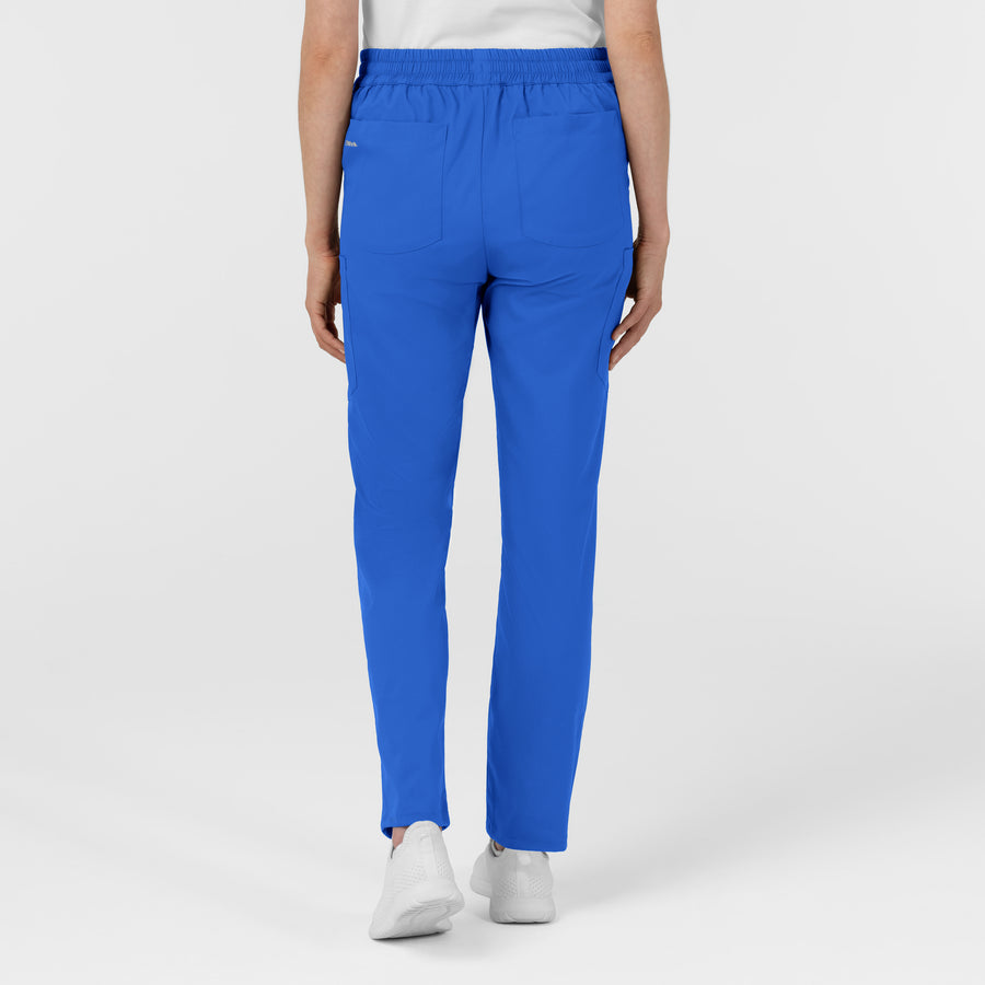 Boundless Women’s High Rise Tapered Scrub Pant Royal back view