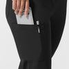 NURTUR Women's Jogger Scrub Pant Black front detail