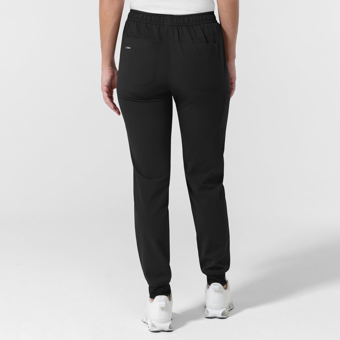 NURTUR Women's Jogger Scrub Pant Black back view
