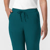 NURTUR Women's Jogger Scrub Pant Caribbean hemline detail