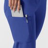 NURTUR Women's Jogger Scrub Pant Galaxy Blue front detail