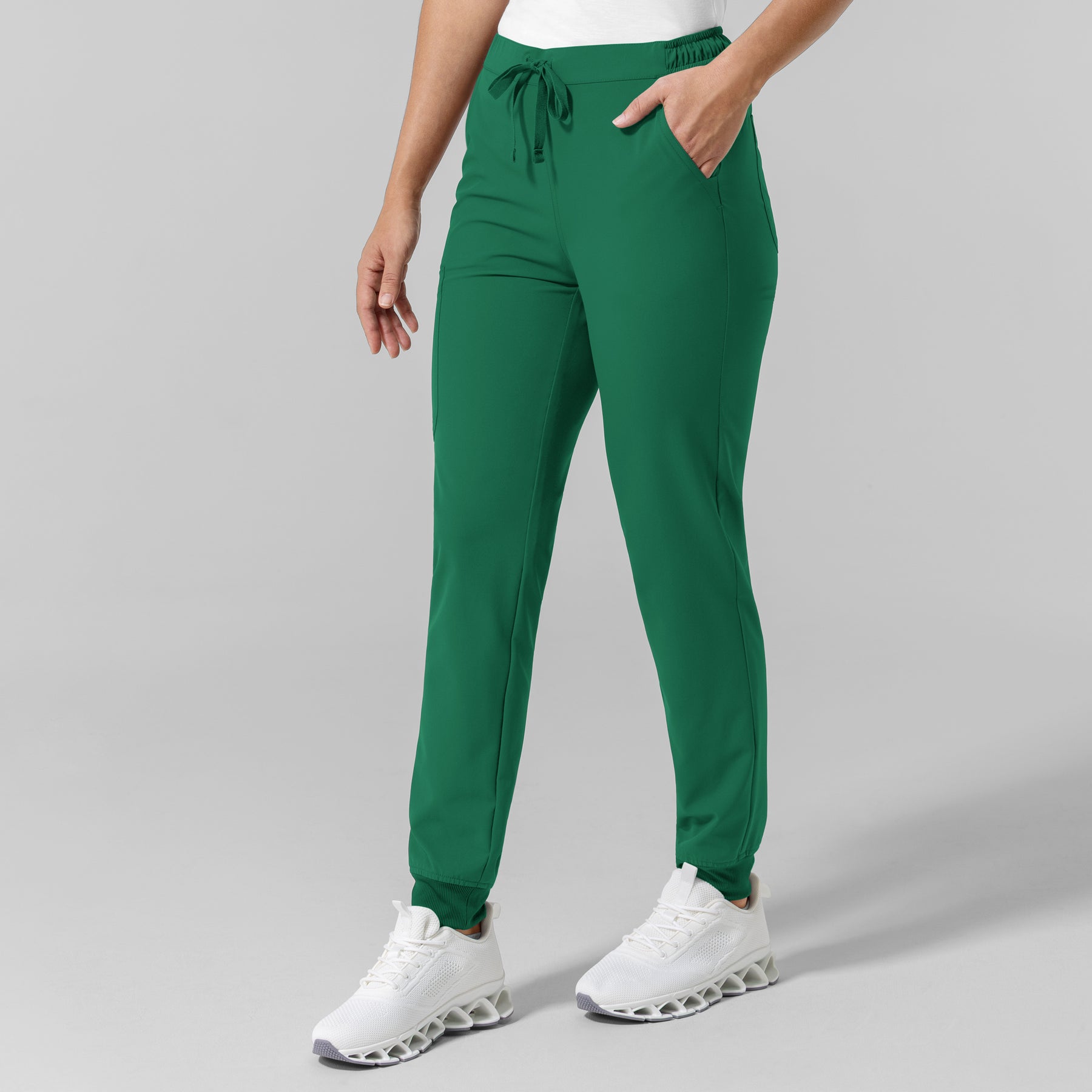 NURTUR Women's Jogger Scrub Pant Hunter side view
