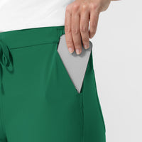 NURTUR Women's Jogger Scrub Pant Hunter side detail 1