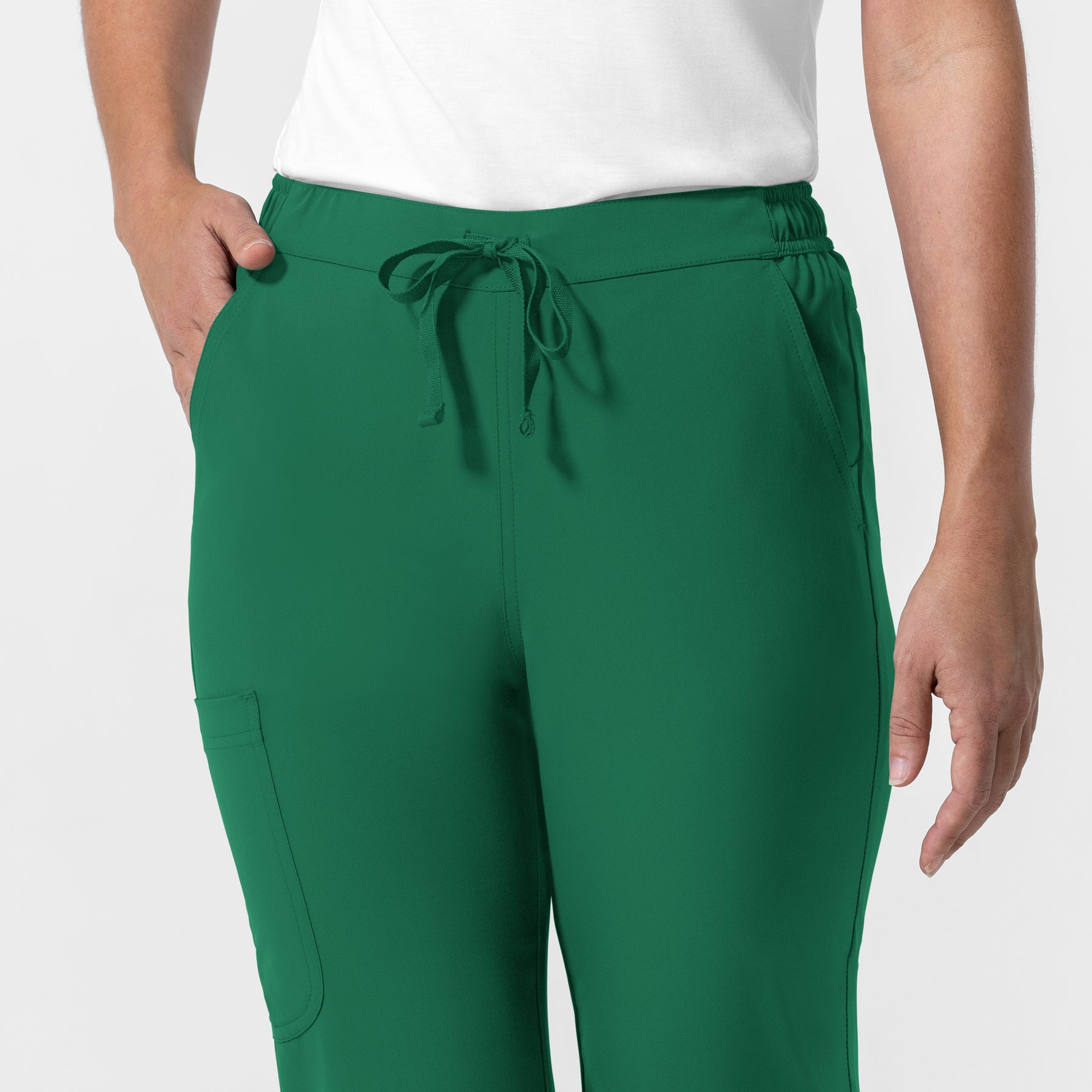 NURTUR Women's Jogger Scrub Pant Hunter hemline detail