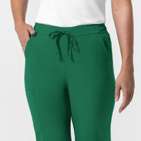 NURTUR Women's Jogger Scrub Pant Hunter hemline detail