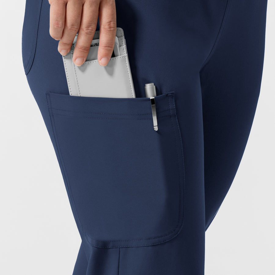 NURTUR Women's Jogger Scrub Pant Navy front detail