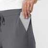 NURTUR Women's Jogger Scrub Pant Pewter side detail 1