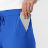 NURTUR Women's Jogger Scrub Pant Royal side detail 1