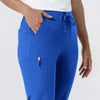 NURTUR Women's Jogger Scrub Pant Royal side detail 2