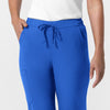 NURTUR Women's Jogger Scrub Pant Royal hemline detail
