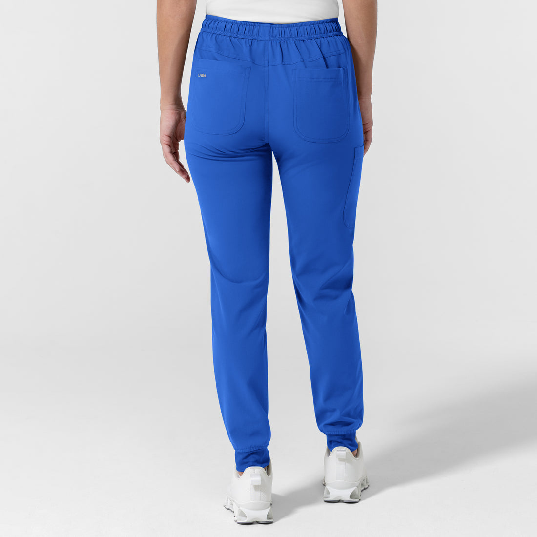NURTUR Women's Jogger Scrub Pant Royal back view