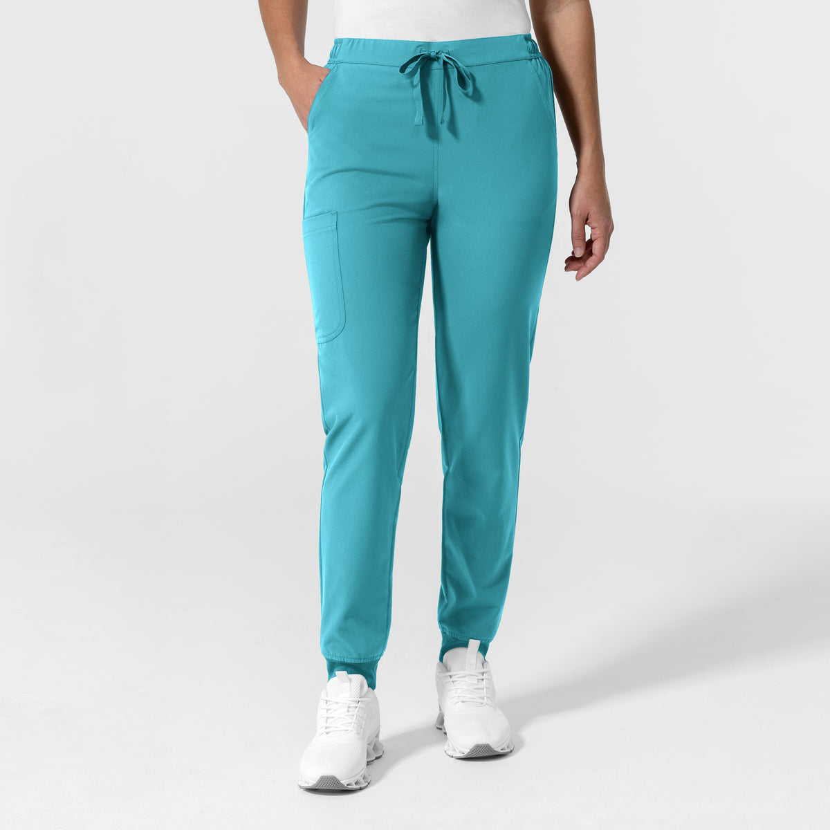 NURTUR Women's Jogger Scrub Pant Teal Blue