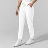 NURTUR Women's Jogger Scrub Pant White side view