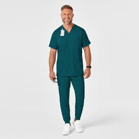 PRO Men's Cargo Jogger Scrub Pant Caribbean Blue full scrub set