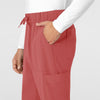 RENEW Men's Tapered Scrub Pant - Mineral Red - side pocket