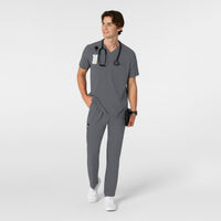 RENEW Men's Tapered Scrub Pant Pewter full scrub set