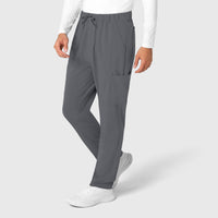 RENEW Men's Tapered Scrub Pant Pewter side view