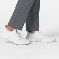 RENEW Men's Tapered Scrub Pant Pewter hemline detail