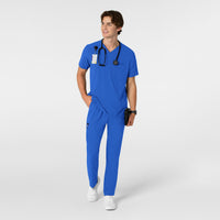 RENEW Men's Tapered Scrub Pant Royal full scrub set