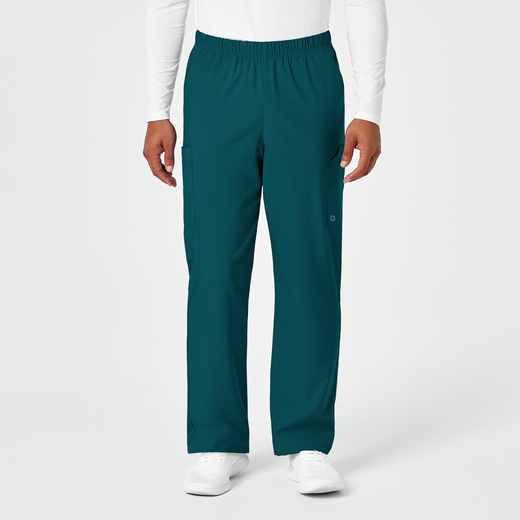 W123 Unisex Multi-Cargo Scrub Pant - Caribbean