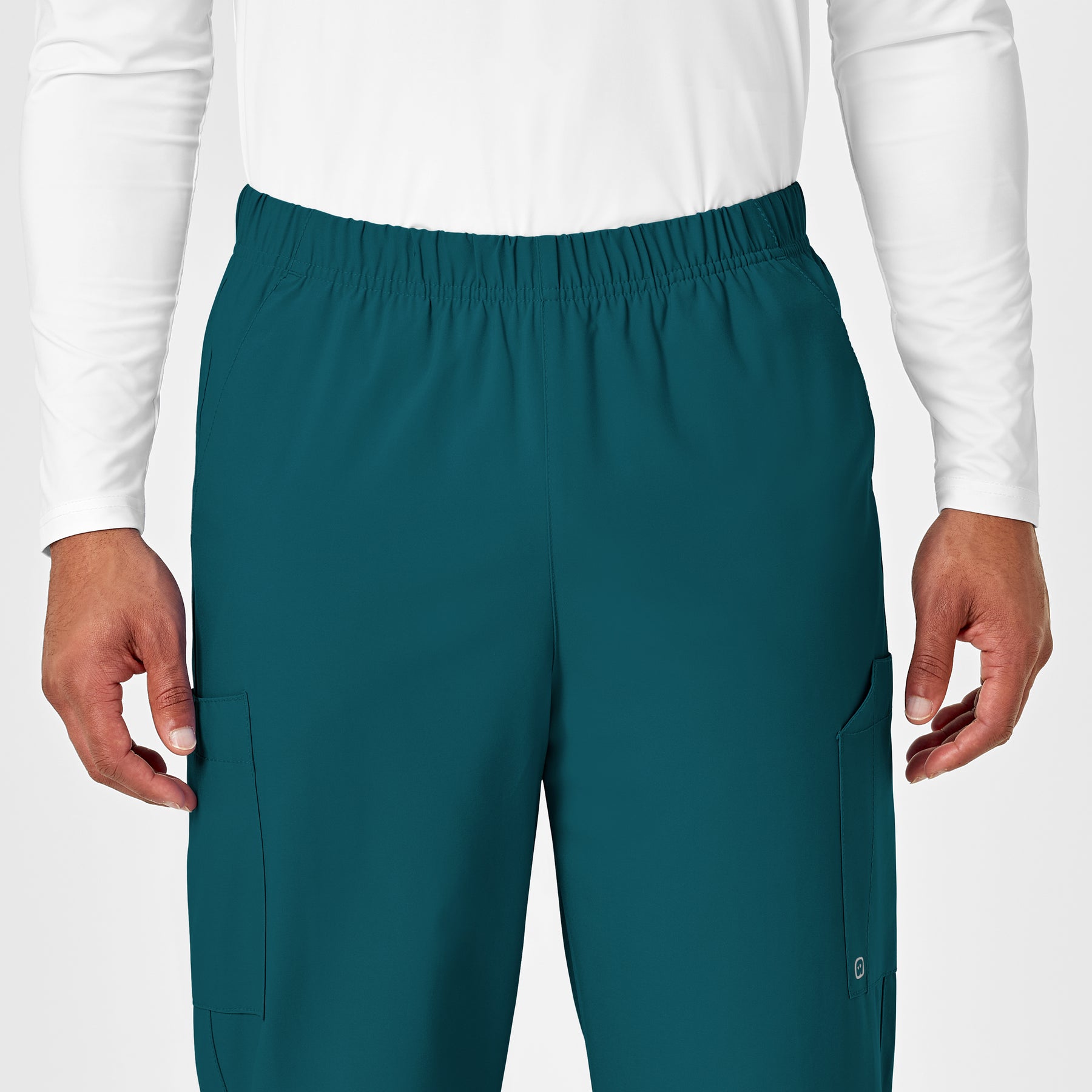 W123 Unisex Multi-Cargo Scrub Pant - Caribbean