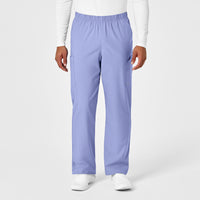 W123 Unisex Multi-Cargo Scrub Pant - Ceil Blue