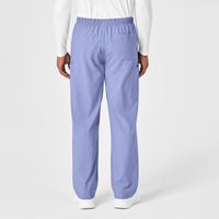 W123 Unisex Multi-Cargo Scrub Pant - Ceil Blue