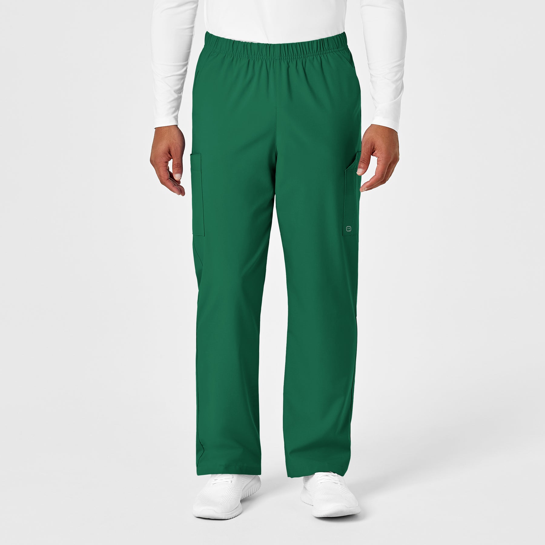 W123 Unisex Multi-Cargo Scrub Pant - Hunter