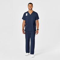 W123 Unisex Multi-Cargo Scrub Pant - Navy